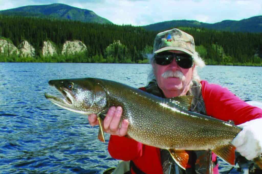 Larry and a lake trout