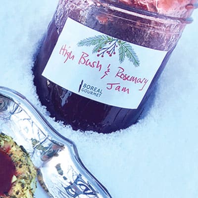 High Bush Cranberry and Rosemary Jam