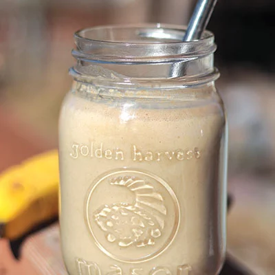 Peanut butter banana oat smoothie recipe