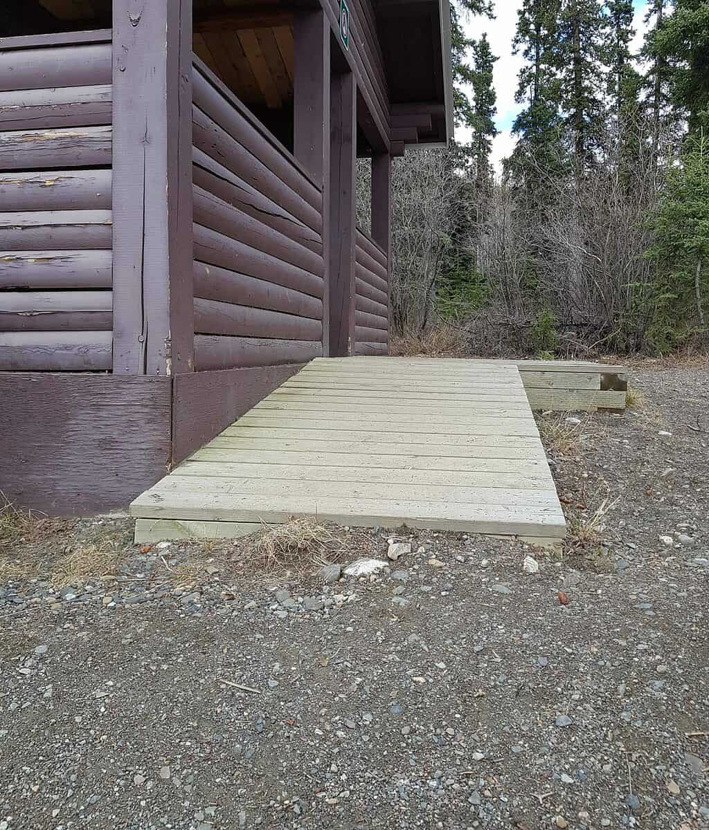 Ramp to shelter