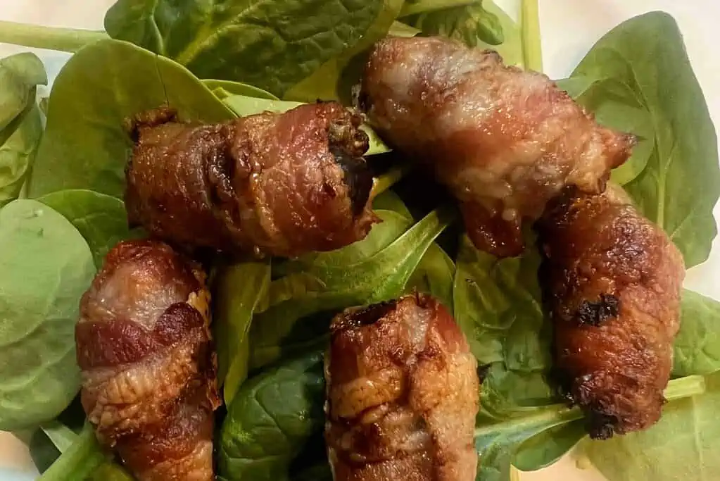 Bacon-Wrapped Blue Cheese Stuffed Dates