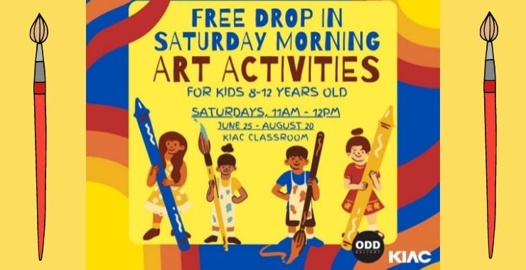 Free Drop In Art Activities Ages 8-12!