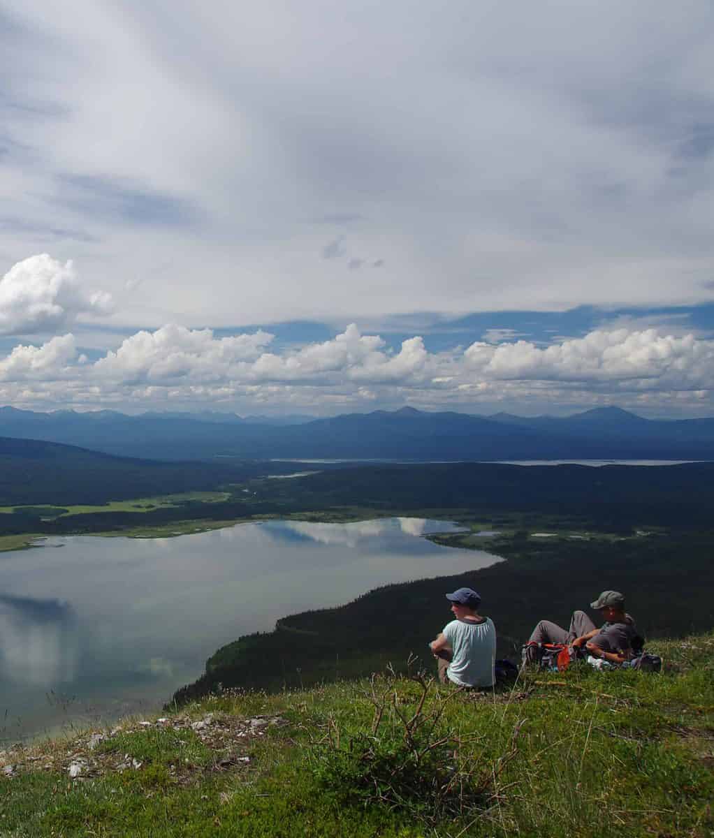 Little Atlin Lake from the White Mountain trail