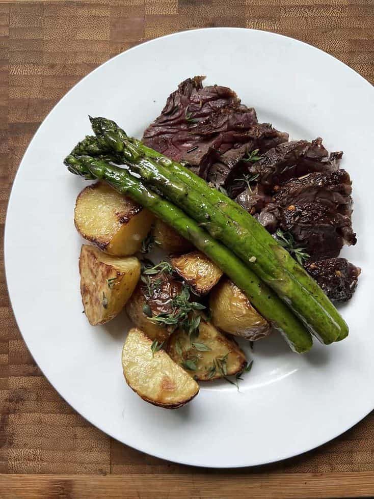Seasonal Recipes Onglet Steak and Potatoes