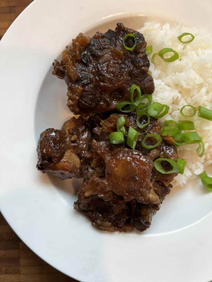 Oxtail With Star Anise, Soy and Vinegar