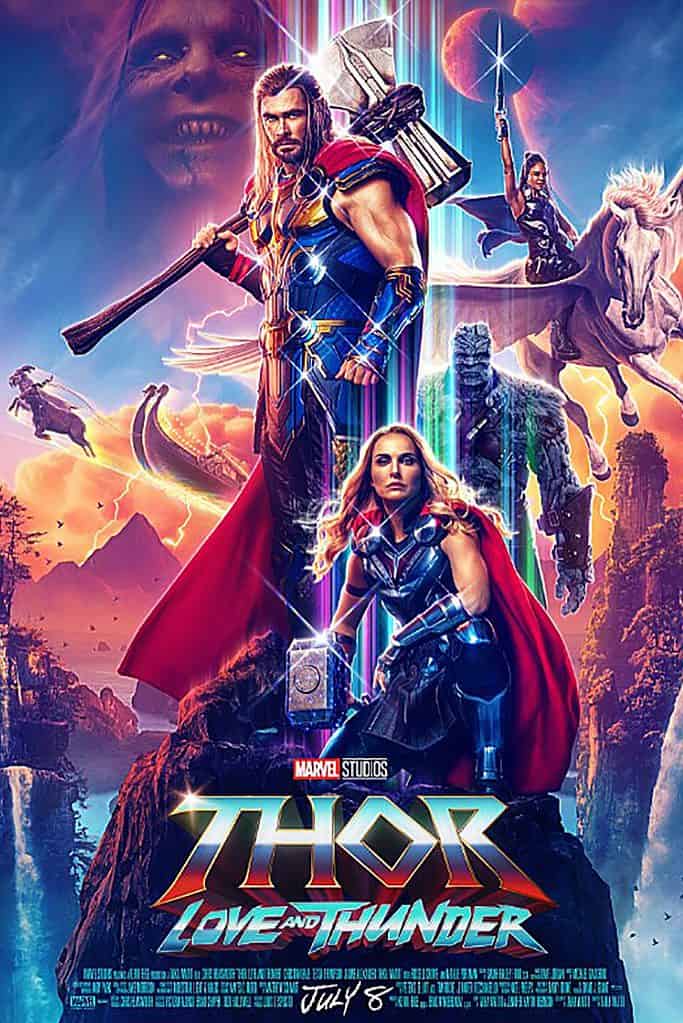 Movie poster of Thor: Love and Thunder