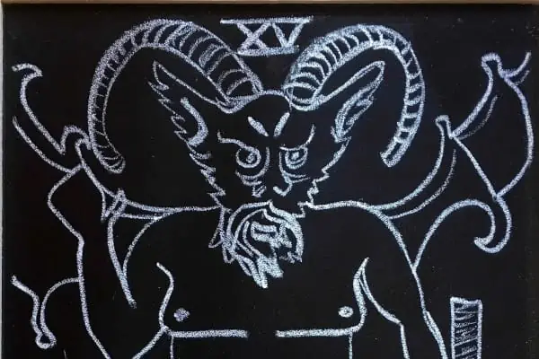 illustration of a devil