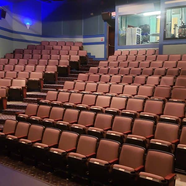 Seating inside a movie theatre