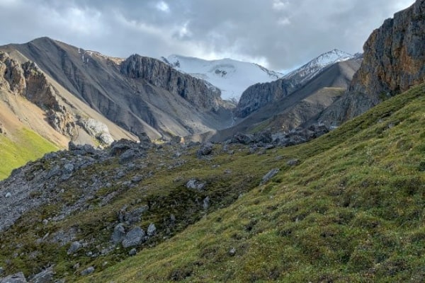 Backcountry hiking in Kluane National Park and Reserve