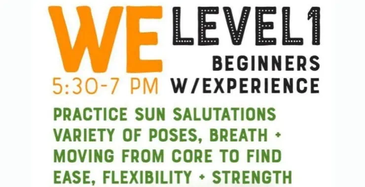 Beginner with Experience - Level 1 Yoga