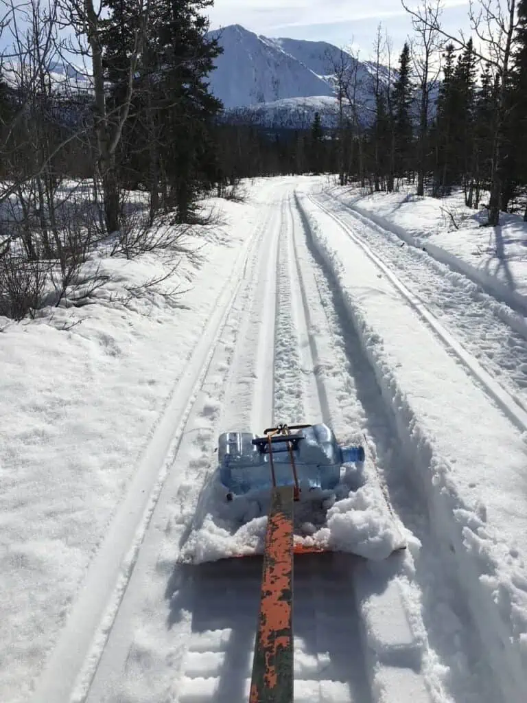 Ski Trail Grooming in Kluane National Park and Reserve.