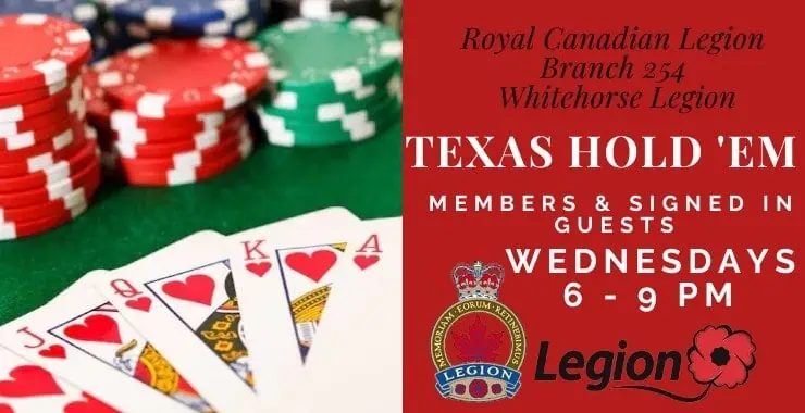 Texas Hold 'Em - Members & Signed In Guests