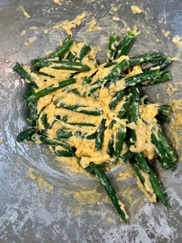 Add the green beans